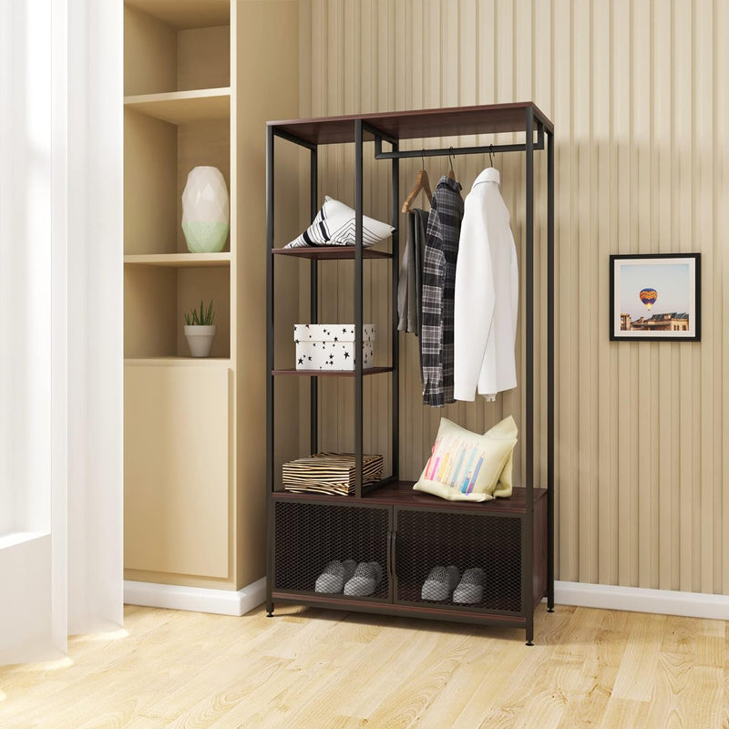 Gono Bedroom Shoes Coat Hanging Storage Rack - zeests.com - Best place for furniture, home decor and all you need