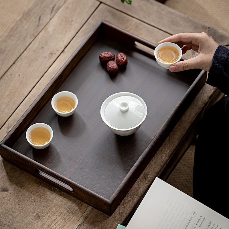 Triple Wooden Tray Tea Set (Pack of 3) - zeests.com - Best place for furniture, home decor and all you need