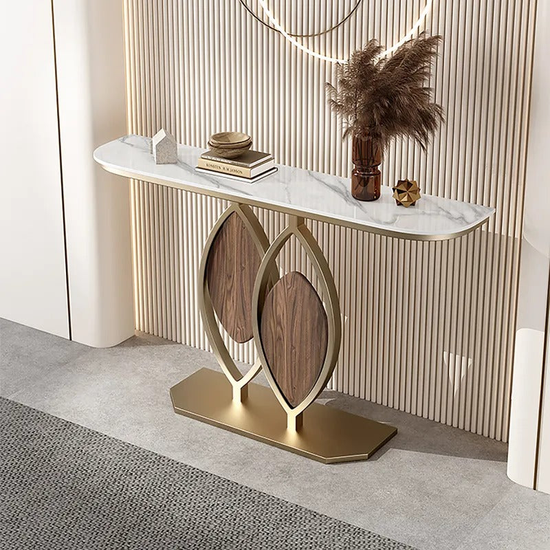 Mock Living Lounge Bedroom LED Entryway Wall Console Table - zeests.com - Best place for furniture, home decor and all you need