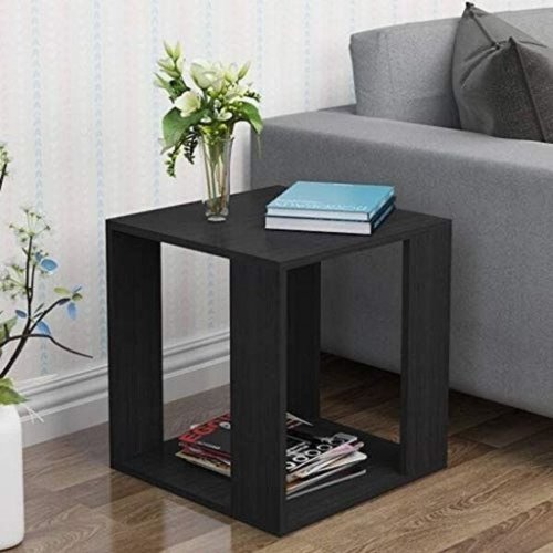 Genoa Black square Side Organizer Table - zeests.com - Best place for furniture, home decor and all you need