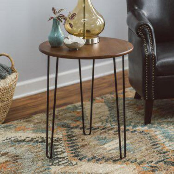 Sumptuous Wooden Top Hairpin Legs Side Center Table (Light) - zeests.com - Best place for furniture, home decor and all you need