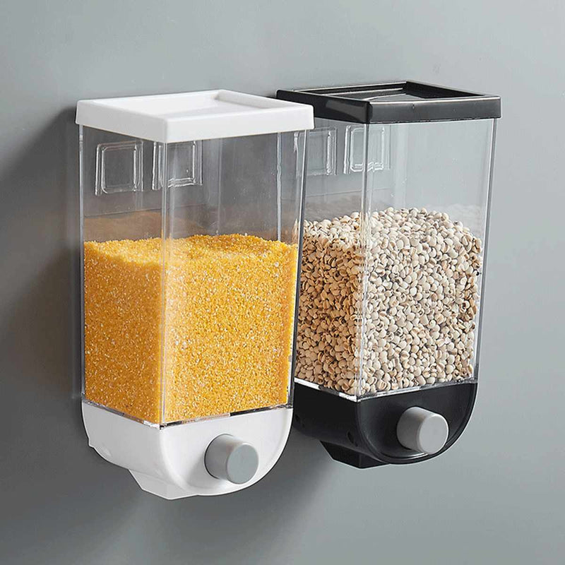 Wall Mounted Rice Container (Square Shaped) - zeests.com - Best place for furniture, home decor and all you need