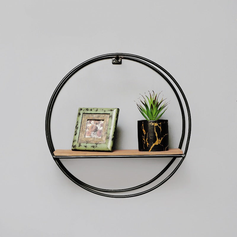 Wall-Mounted "Mini-Round" Floating Metal Storage Organizer Frame Decor - zeests.com - Best place for furniture, home decor and all you need