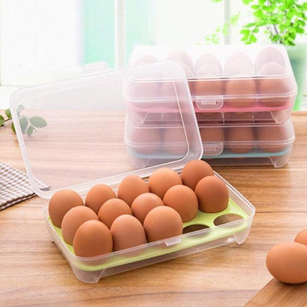 Refrigerator Storage Container (15 Eggs) - zeests.com - Best place for furniture, home decor and all you need