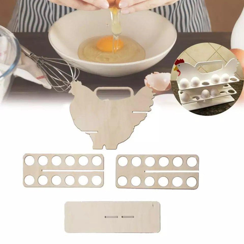 Chicky Spiral Egg Holder Organizer Tray - zeests.com - Best place for furniture, home decor and all you need