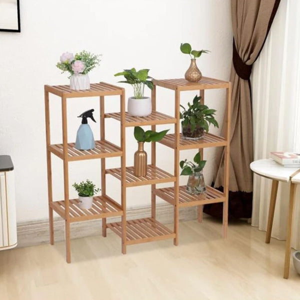 Multi Tier Wooden Plant Rack - zeests.com - Best place for furniture, home decor and all you need