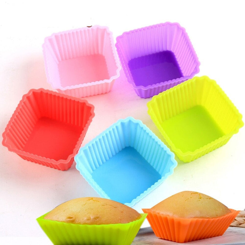 Silicone Cup Cake Mold (4 Shapes) - zeests.com - Best place for furniture, home decor and all you need