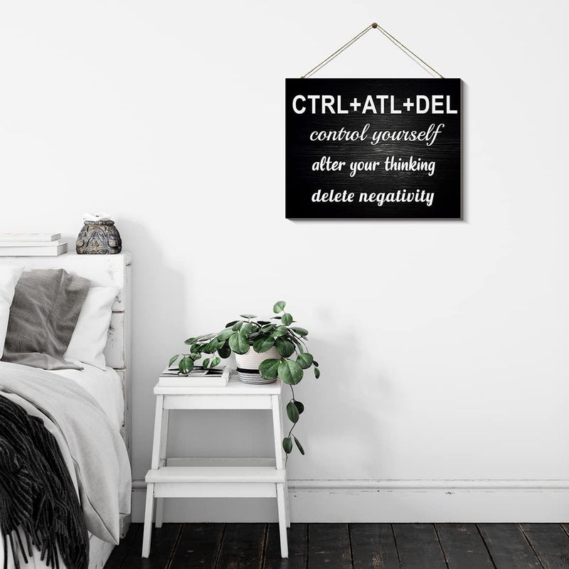 "CTRL ALT DEL " Wall Living Lounge Bedroom Caption Home Decor - zeests.com - Best place for furniture, home decor and all you need