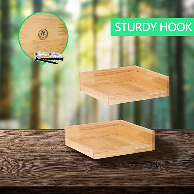Levie Corner Floating Shelves (Pack of 2) - zeests.com - Best place for furniture, home decor and all you need