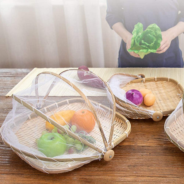 Woven Tent Basket (Set of 3) (Oval Cut) - zeests.com - Best place for furniture, home decor and all you need