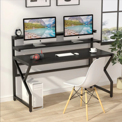 Peeled District Living Lounge Computer Workstation Desk Table - zeests.com - Best place for furniture, home decor and all you need