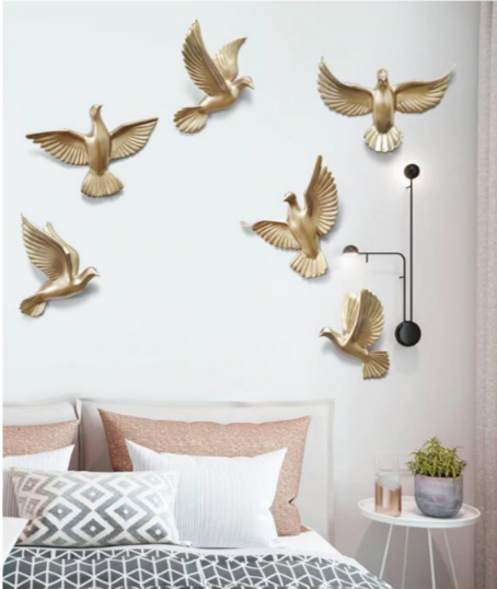 3D Wall Mounted Birds (6 pcs) - zeests.com - Best place for furniture, home decor and all you need