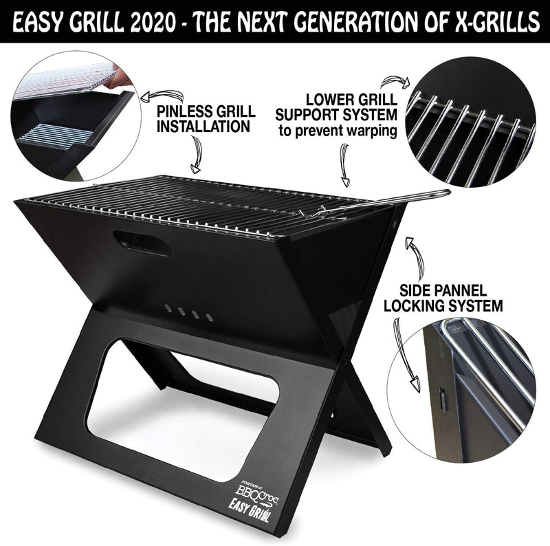 Portable BBQ Grill With Cooking Plate - zeests.com - Best place for furniture, home decor and all you need