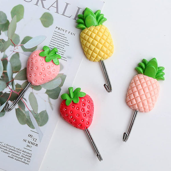 Fruity Wall Hooks (pack of 3) - zeests.com - Best place for furniture, home decor and all you need