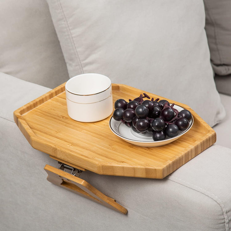 Oval Hexa Couch Arm Tray Table, Portable Table and Side Tables for Small Spaces - zeests.com - Best place for furniture, home decor and all you need