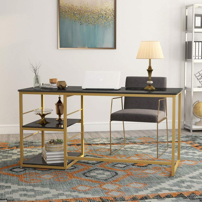 AVE Gold Work Desk - zeests.com - Best place for furniture, home decor and all you need