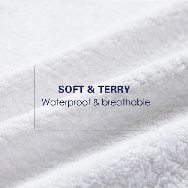 Waterproof Mattress Protector in Terry Cotton - zeests.com - Best place for furniture, home decor and all you need