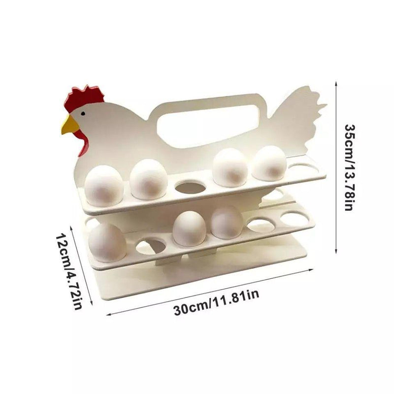 Chicky Spiral Egg Holder Organizer Tray - zeests.com - Best place for furniture, home decor and all you need