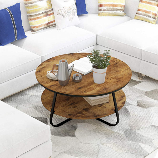 Bransford Cross Legs Living Drawing Room Coffee Center Table - zeests.com - Best place for furniture, home decor and all you need