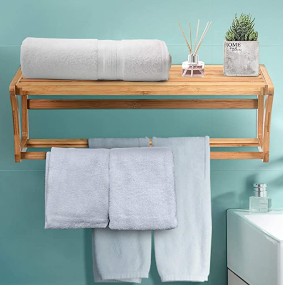 Exquisite Bamboo Towel Rack - zeests.com - Best place for furniture, home decor and all you need