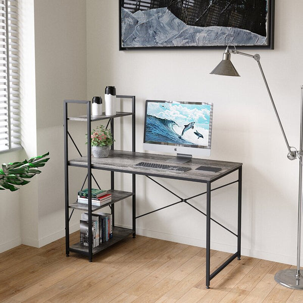 Ravello Reversible Home Office Workstation Writing Wok Desk Table - zeests.com - Best place for furniture, home decor and all you need