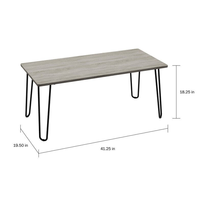 Revoli Living Lounge Center Side Hairpin Side Table - zeests.com - Best place for furniture, home decor and all you need