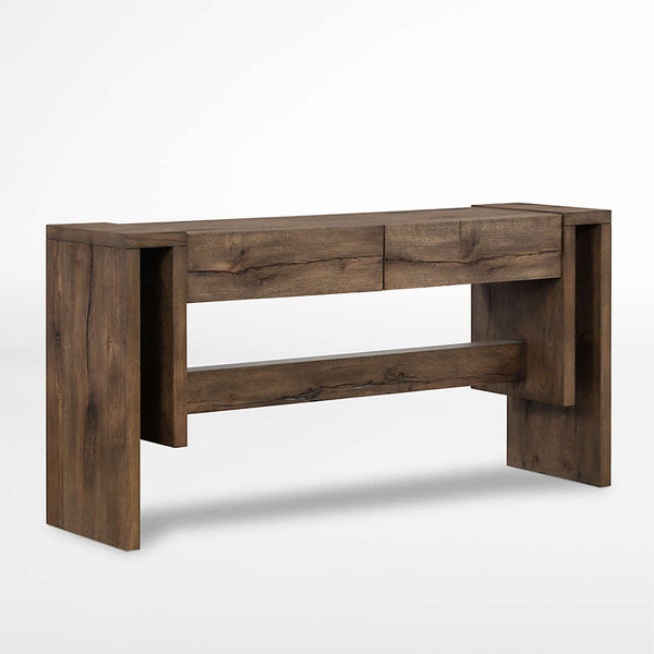 Cleavo Rectangular Living Lounge Storage Hallway Console Table (Solid Wood) - zeests.com - Best place for furniture, home decor and all you need