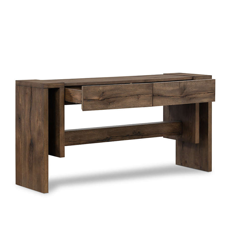Cleavo Rectangular Living Lounge Storage Hallway Console Table (Solid Wood) - zeests.com - Best place for furniture, home decor and all you need