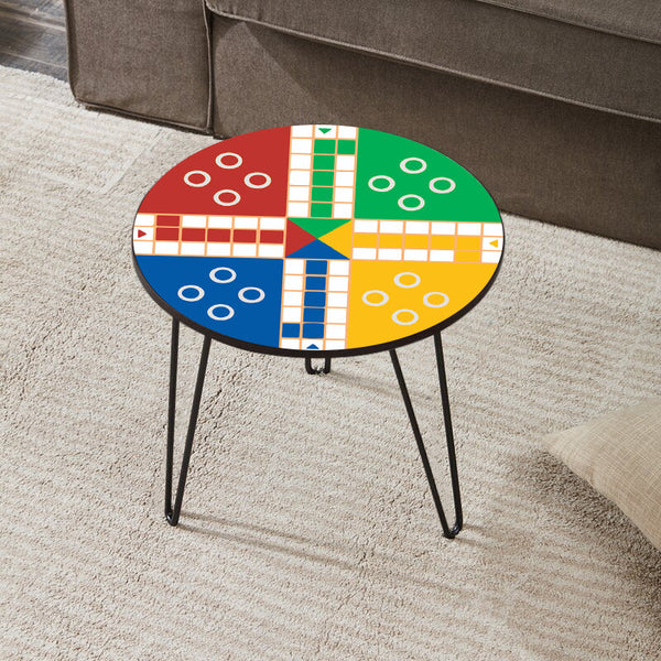 The Ludo Game Living Lounge Drawing Room Hairpin Fun Side Table - zeests.com - Best place for furniture, home decor and all you need
