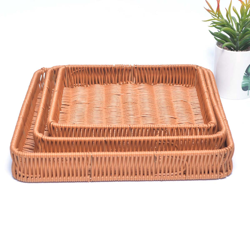 Nostalgic Braided Basket (Square) - zeests.com - Best place for furniture, home decor and all you need