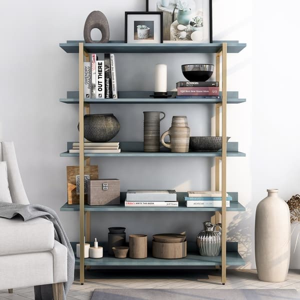 American Teviot Bedroom Living Bookcase Shelve Storage Rack Decor - zeests.com - Best place for furniture, home decor and all you need