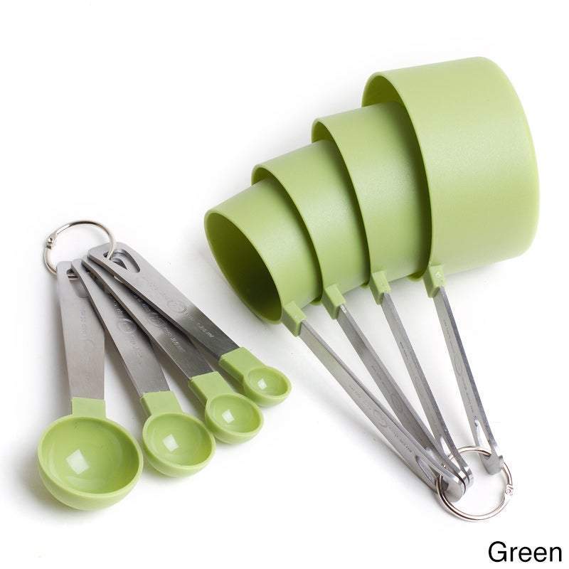 Measuring Cups & Spoon (8 Pieces) - zeests.com - Best place for furniture, home decor and all you need
