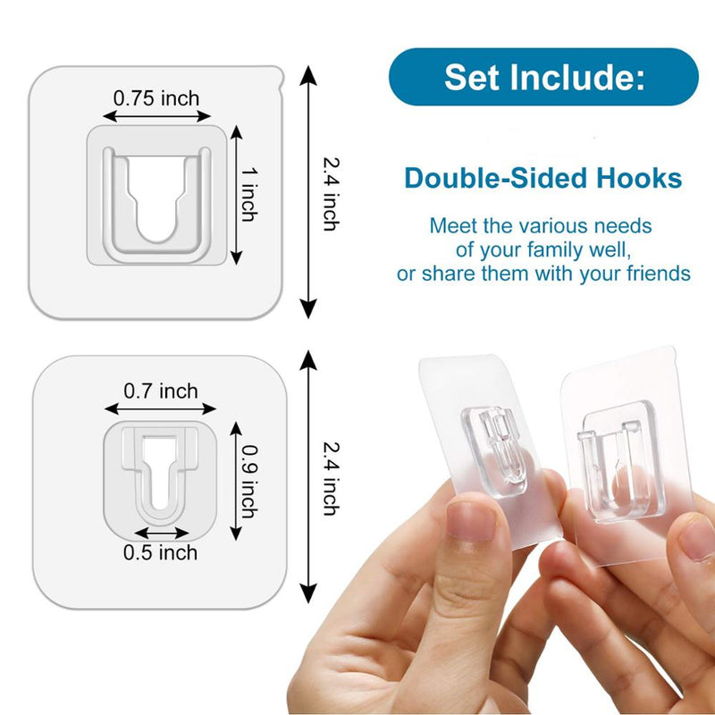 Double-Sided Wall Hook (Pack of 4) - zeests.com - Best place for furniture, home decor and all you need