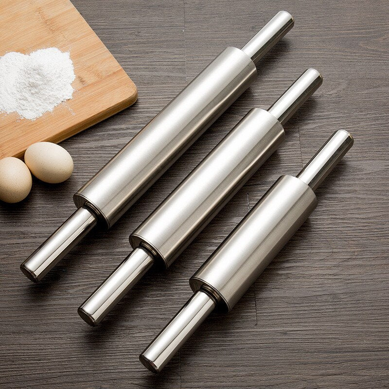 Stainless Steel Metal Rolling Pin - zeests.com - Best place for furniture, home decor and all you need
