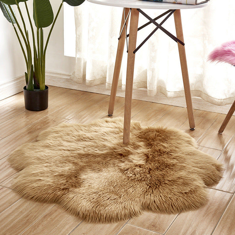 Flower Furry Rugs (4' x 4') - zeests.com - Best place for furniture, home decor and all you need