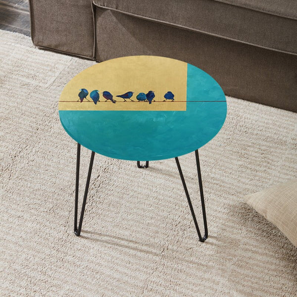 Oceans Birds Living Lounge Center Side Hairpin Table - zeests.com - Best place for furniture, home decor and all you need