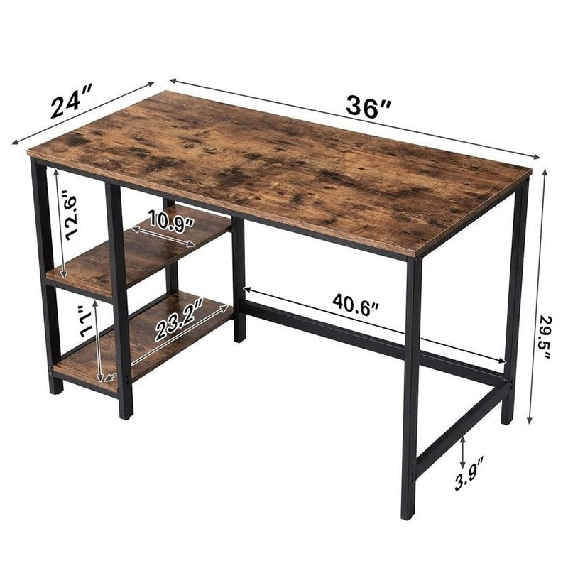 The Retro Home Office Workstation Writing Organizer Desk Table - zeests.com - Best place for furniture, home decor and all you need