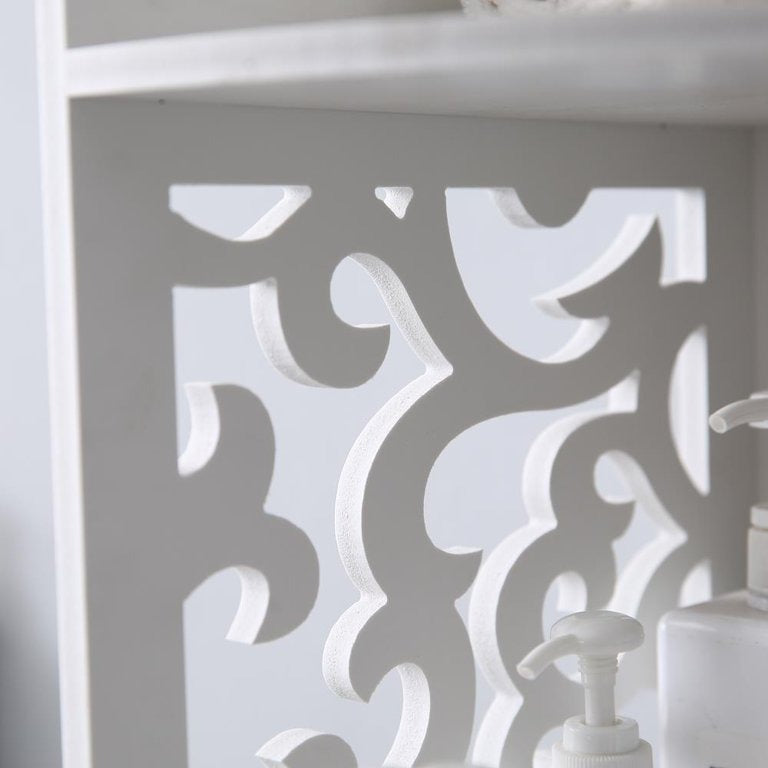Glossy Pattern Bathroom Rack - zeests.com - Best place for furniture, home decor and all you need