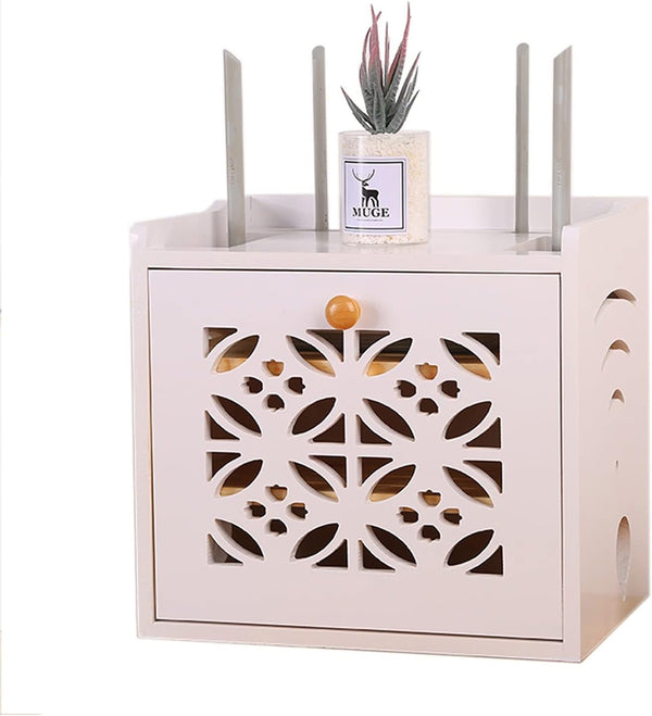 Close Sides Wifi Router Organizer Box - zeests.com - Best place for furniture, home decor and all you need