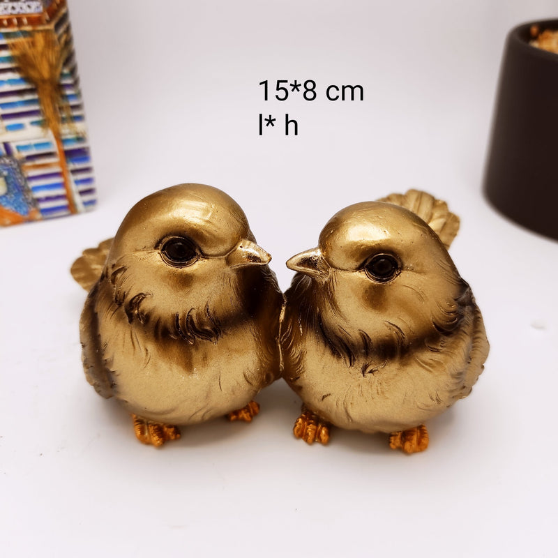 Golden Pair Birds Decor - zeests.com - Best place for furniture, home decor and all you need