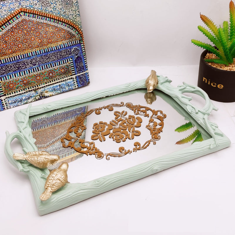 Resin Printed Mirror Tray - zeests.com - Best place for furniture, home decor and all you need