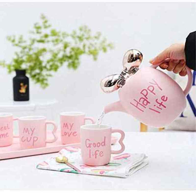 "Happy Life"  Tea Set - zeests.com - Best place for furniture, home decor and all you need