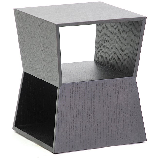 Marche Black Wood Modern End Table - zeests.com - Best place for furniture, home decor and all you need