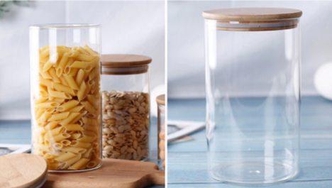 Transparent High Borosilicate Storage Bottle - zeests.com - Best place for furniture, home decor and all you need