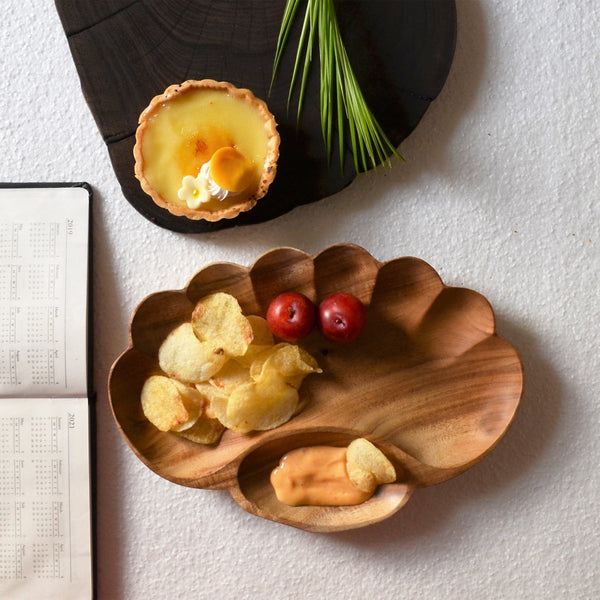 Paws Shape Wooden Platter Tray - zeests.com - Best place for furniture, home decor and all you need