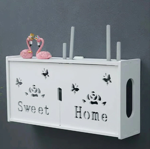 Sweet Home Living Lounge Wifi Floating Organizer Shelve Rack - zeests.com - Best place for furniture, home decor and all you need
