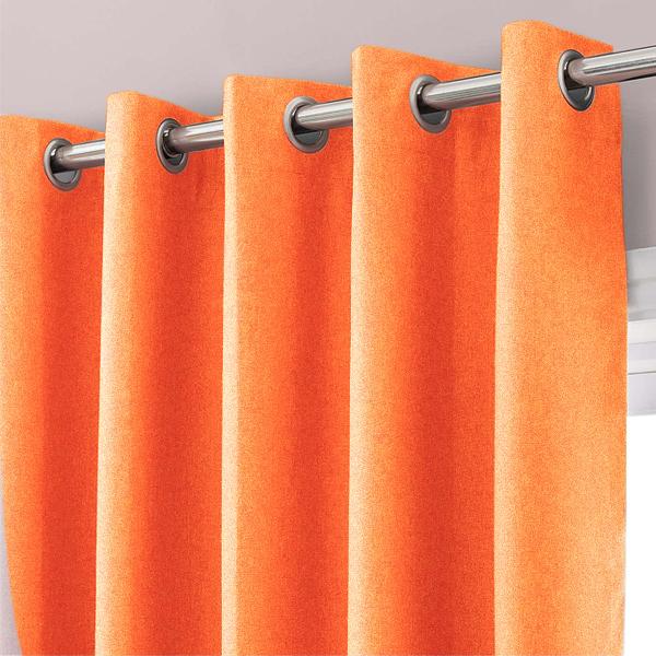 Lavish Tiger Orange Curtains (Lining) - zeests.com - Best place for furniture, home decor and all you need