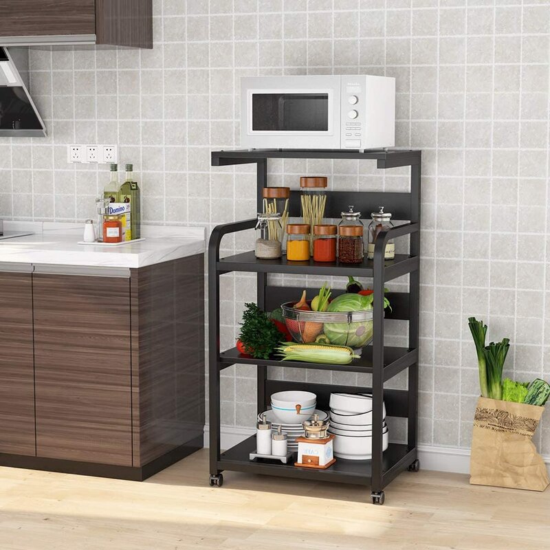 Alvaro Kitchen Moving Trolley Organizer Rack - zeests.com - Best place for furniture, home decor and all you need