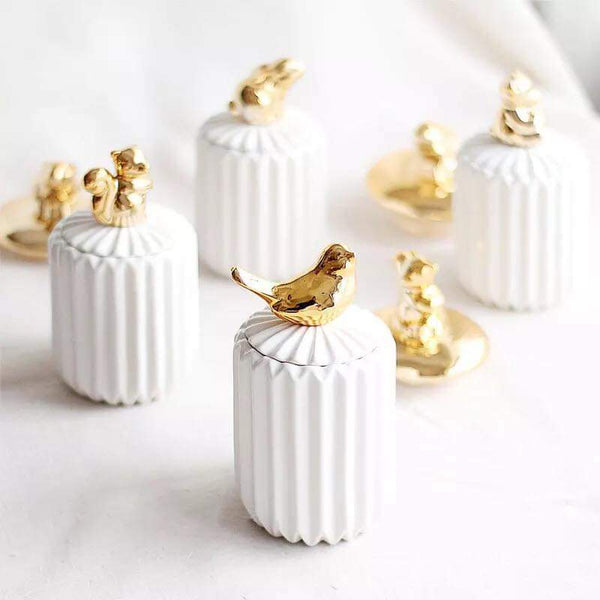 White Pet Souvenirs Pieces (Round Tower Shaped) - zeests.com - Best place for furniture, home decor and all you need