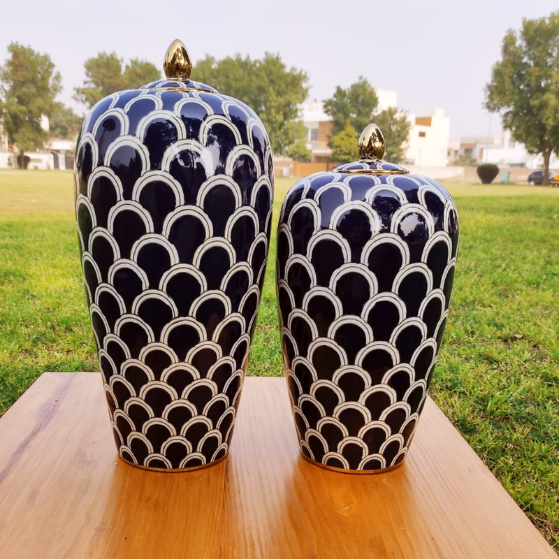 Up Hill Cerulean Vases - zeests.com - Best place for furniture, home decor and all you need